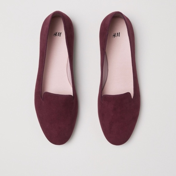 Wine colored loafers